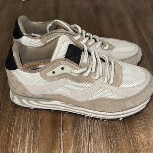 WODEN Chunky Platform Sneakers Eur 36 Women’s 5 2 PAIRS Suede Nora III taupe